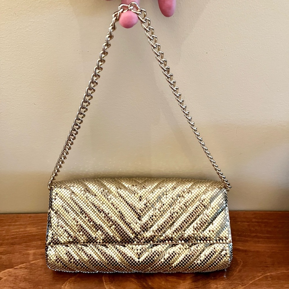 Whiting & Davis Gold Clutch